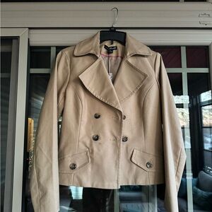 EUC cropped trench coat